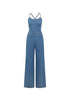 Lee Women's Backless Jumpsuit In Take A Dive